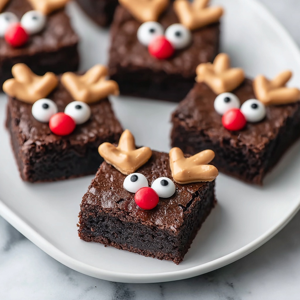 Rendier Hazelnoot Brownies Recipe - Recipe Image