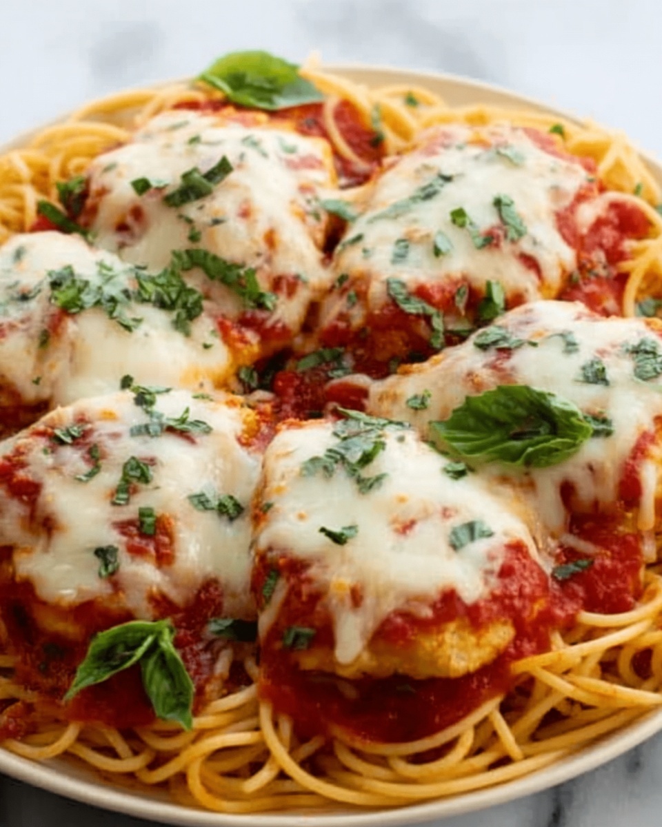 One-Pot Chicken Parmesan Pasta Recipe - Recipe Image
