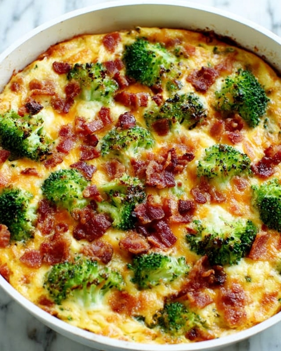 Creamy Garlic Parmesan Broccoli Bake Recipe - Recipe Image