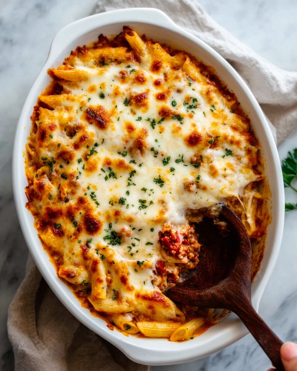 Slow Cooker Baked Ziti Recipe - Recipe Image
