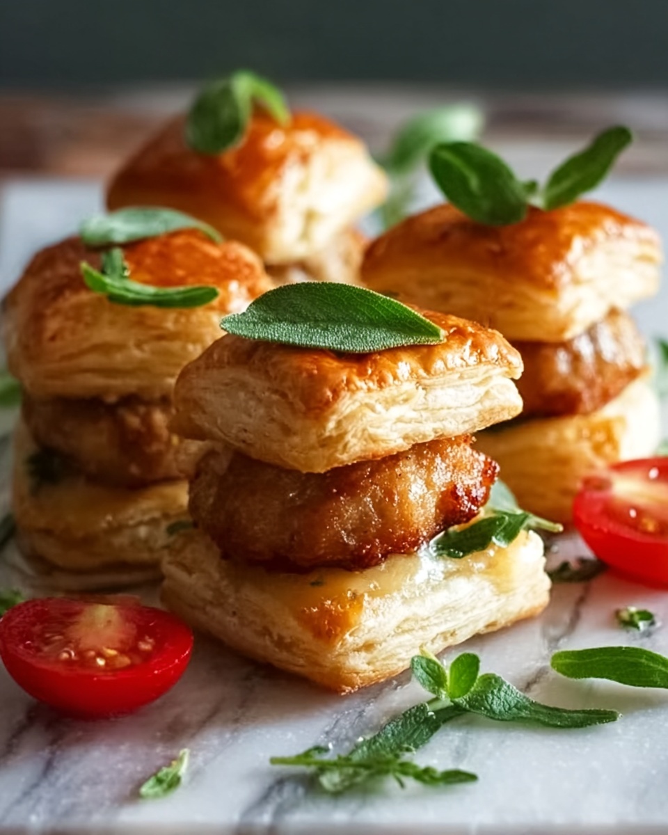 Cheese Puff Sliders with Ground Beef and Secret Sauce Recipe - Recipe Image