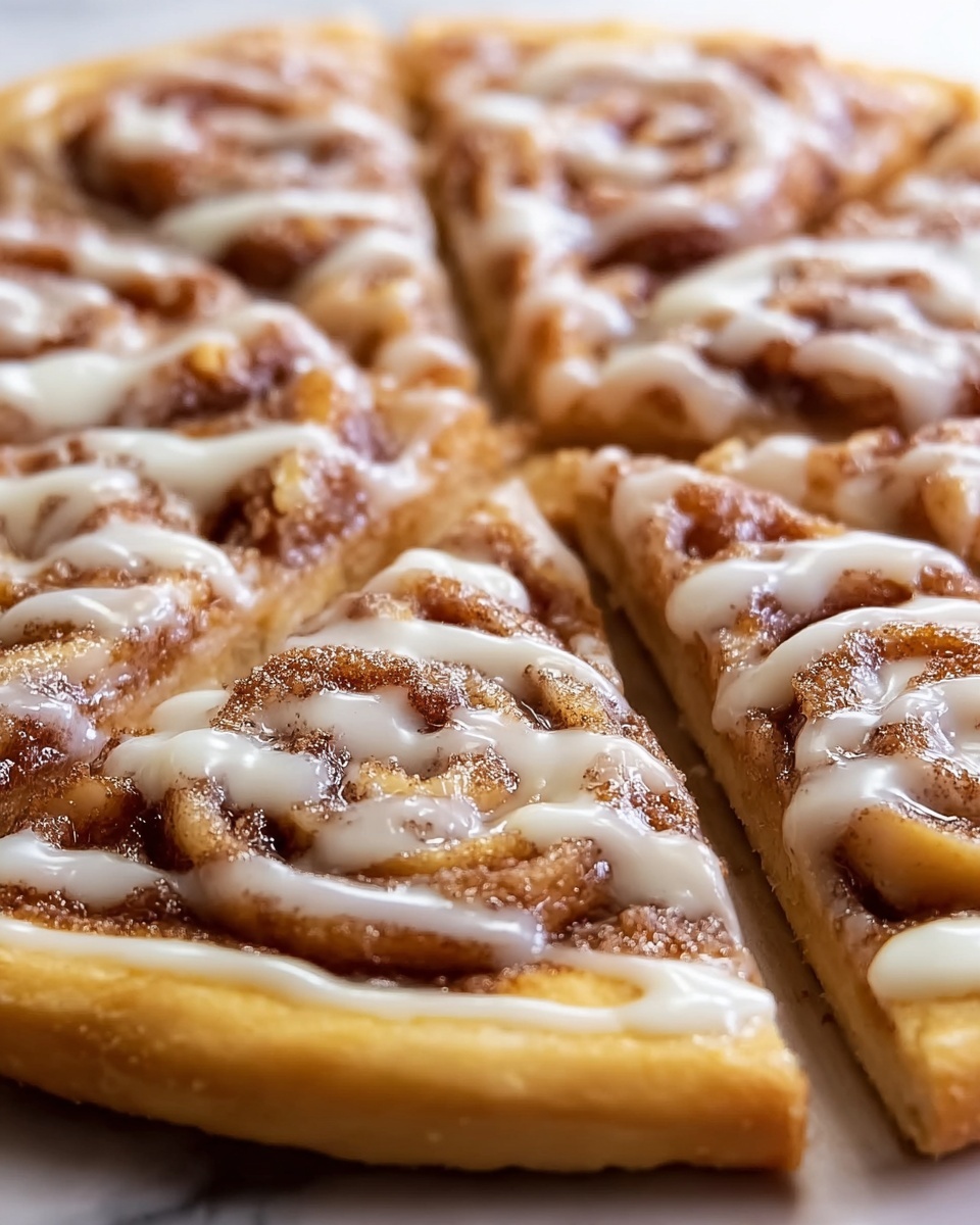 Cinnamon-Sugar Pizza Made with Crescent Rolls Recipe - Recipe Image