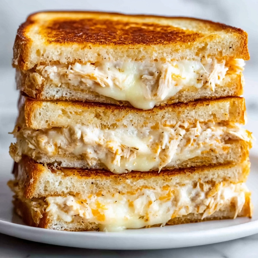 Buffalo Chicken Grilled Cheese Recipe - Recipe Image