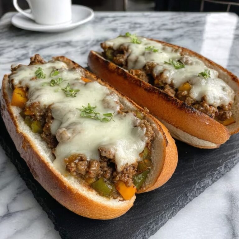 Ground Beef Philly Cheesesteak Recipe