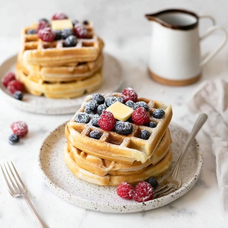 Sourdough Waffles Recipe