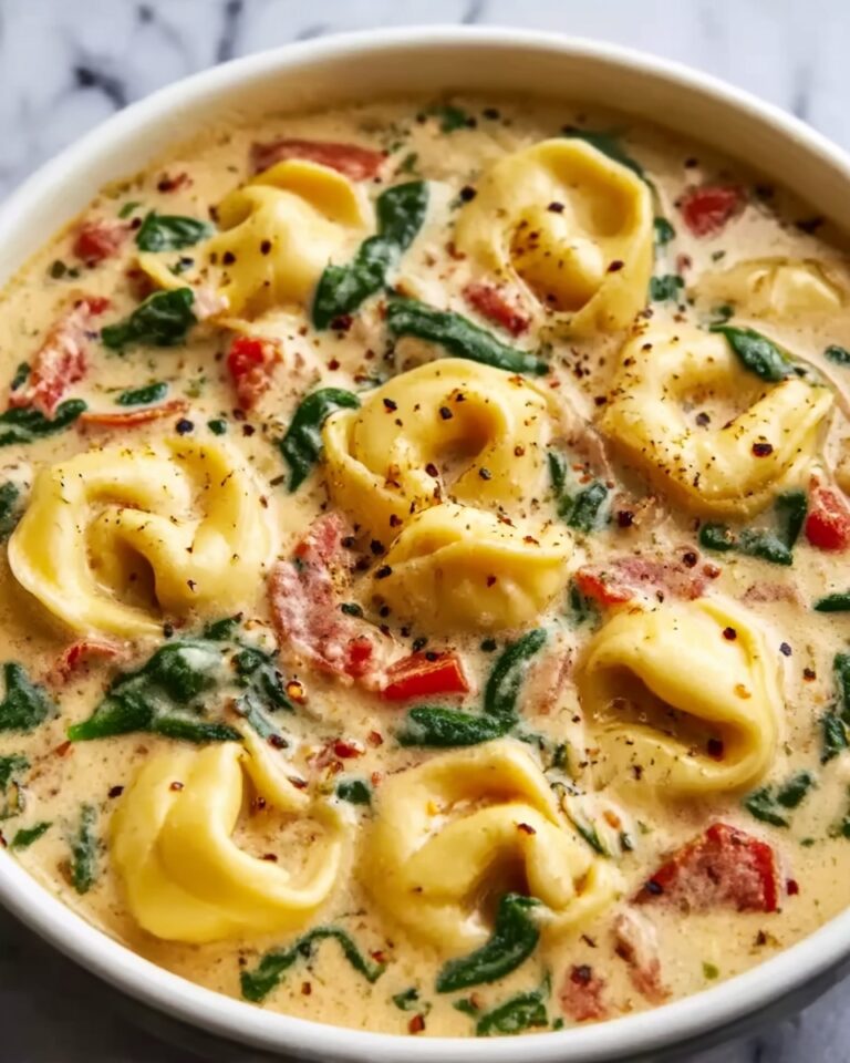 Slow Cooker Creamy Tortellini Soup Recipe