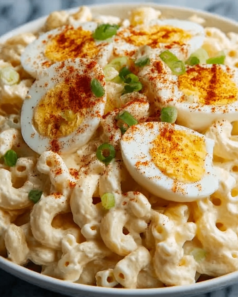 Deviled Egg Macaroni Salad Recipe - Recipe Image