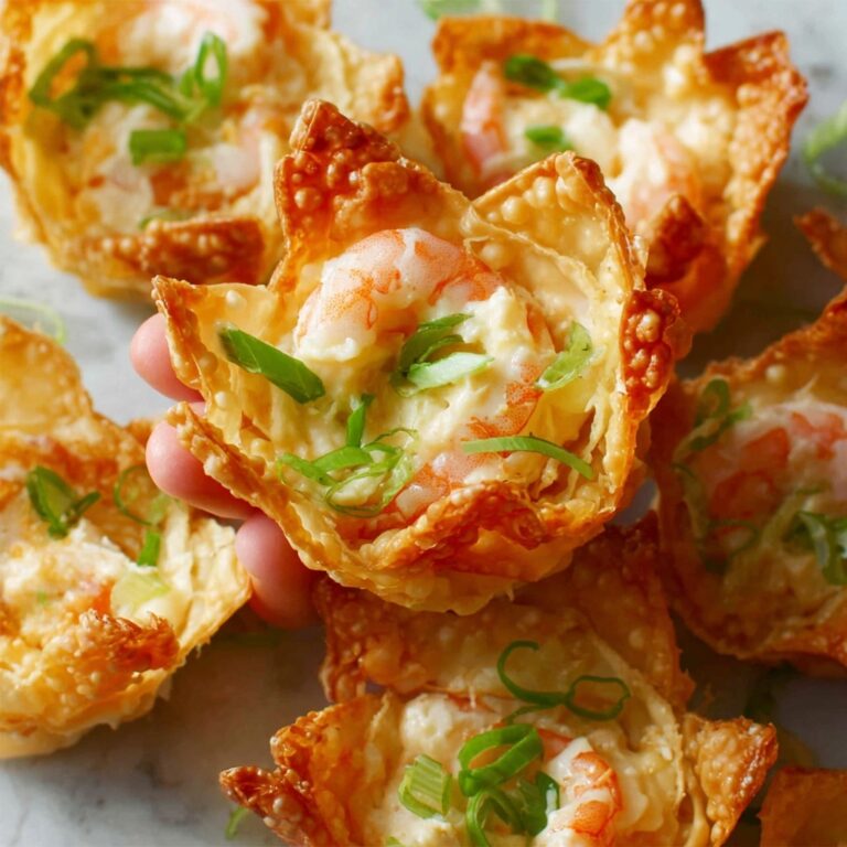 Shrimp and Cream Cheese Wontons Recipe