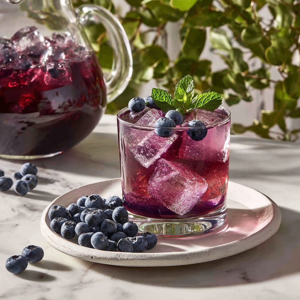 Blueberry Iced Tea Recipe - Recipe Image