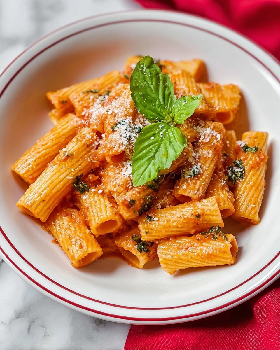 Spicy Basil Rigatoni: An Amazing Ultimate Recipe - Recipe Image