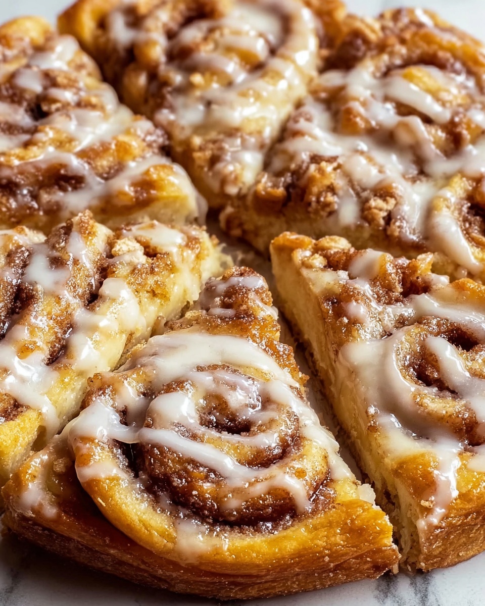 Cinnamon-Sugar Pizza Made with Crescent Rolls Recipe - Recipe Image