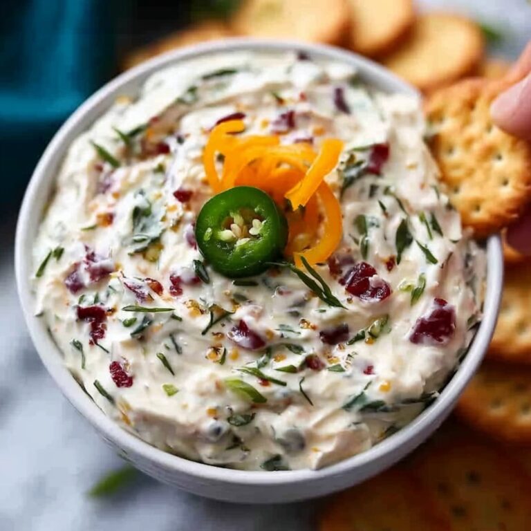 Holiday Cranberry Jalapeño Cream Cheese Dip Recipe
