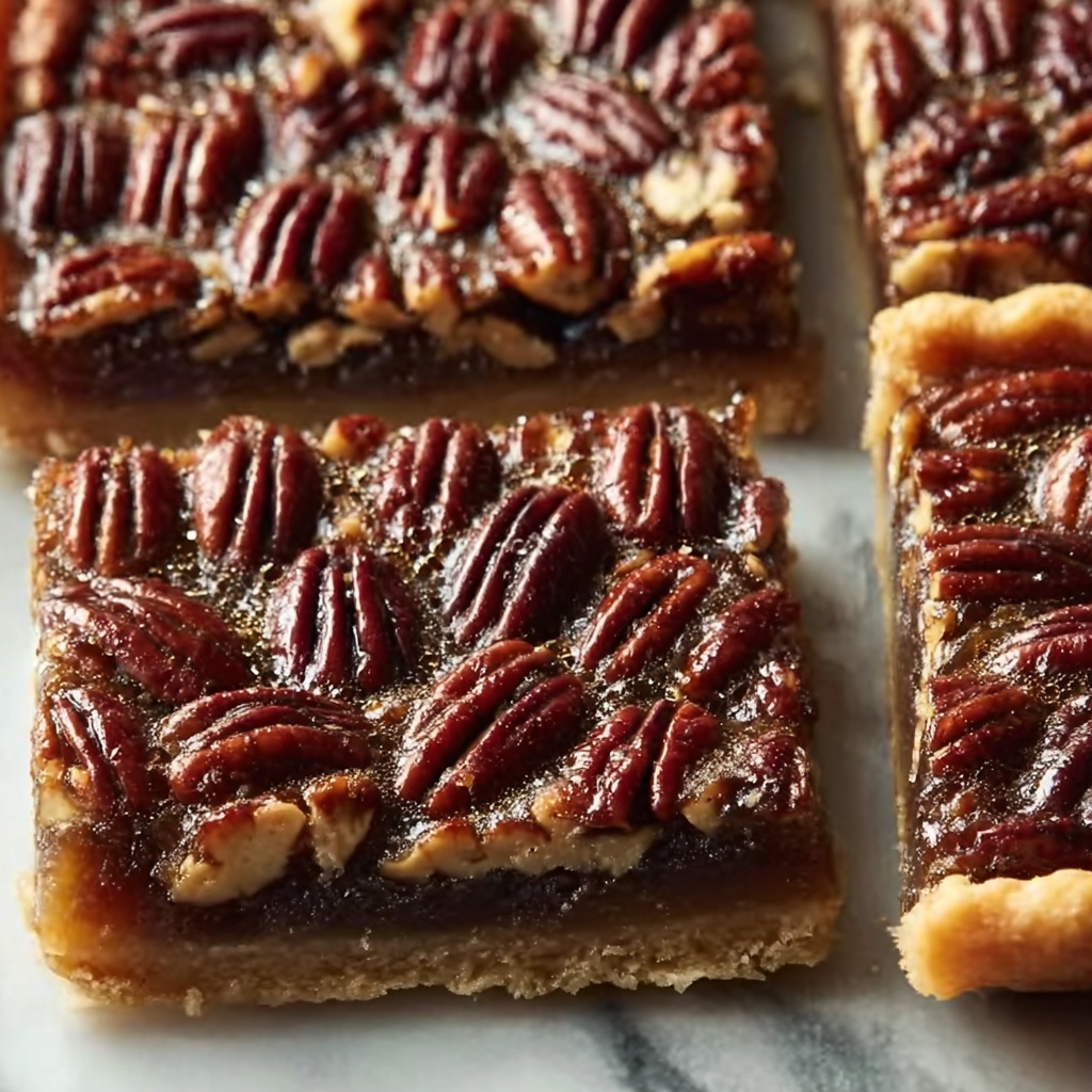 Lazy Girl Pecan Pie Bars Recipe - Recipe Image