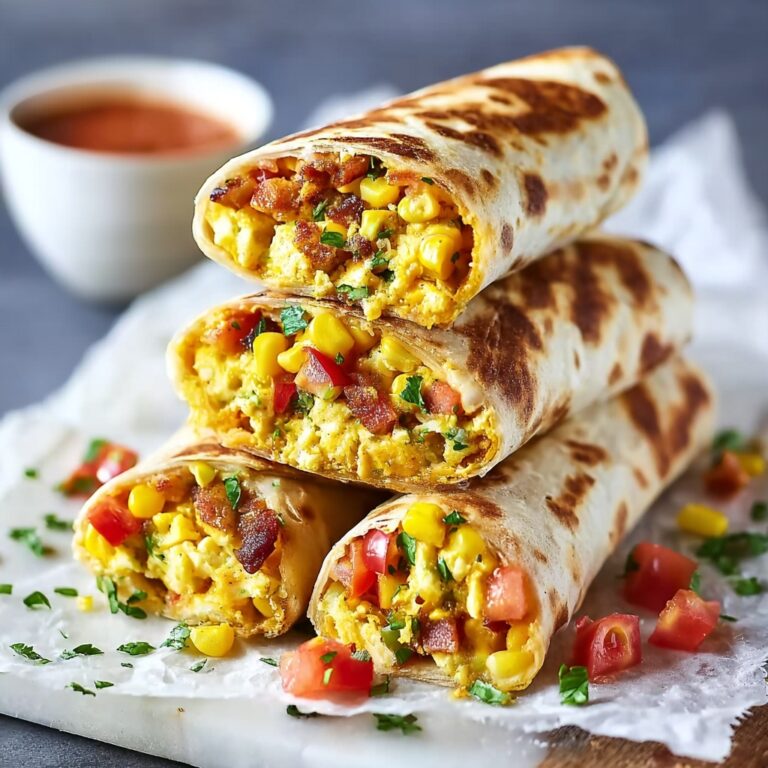 Freezer Breakfast Burritos with Tater Tots and Sausage Recipe