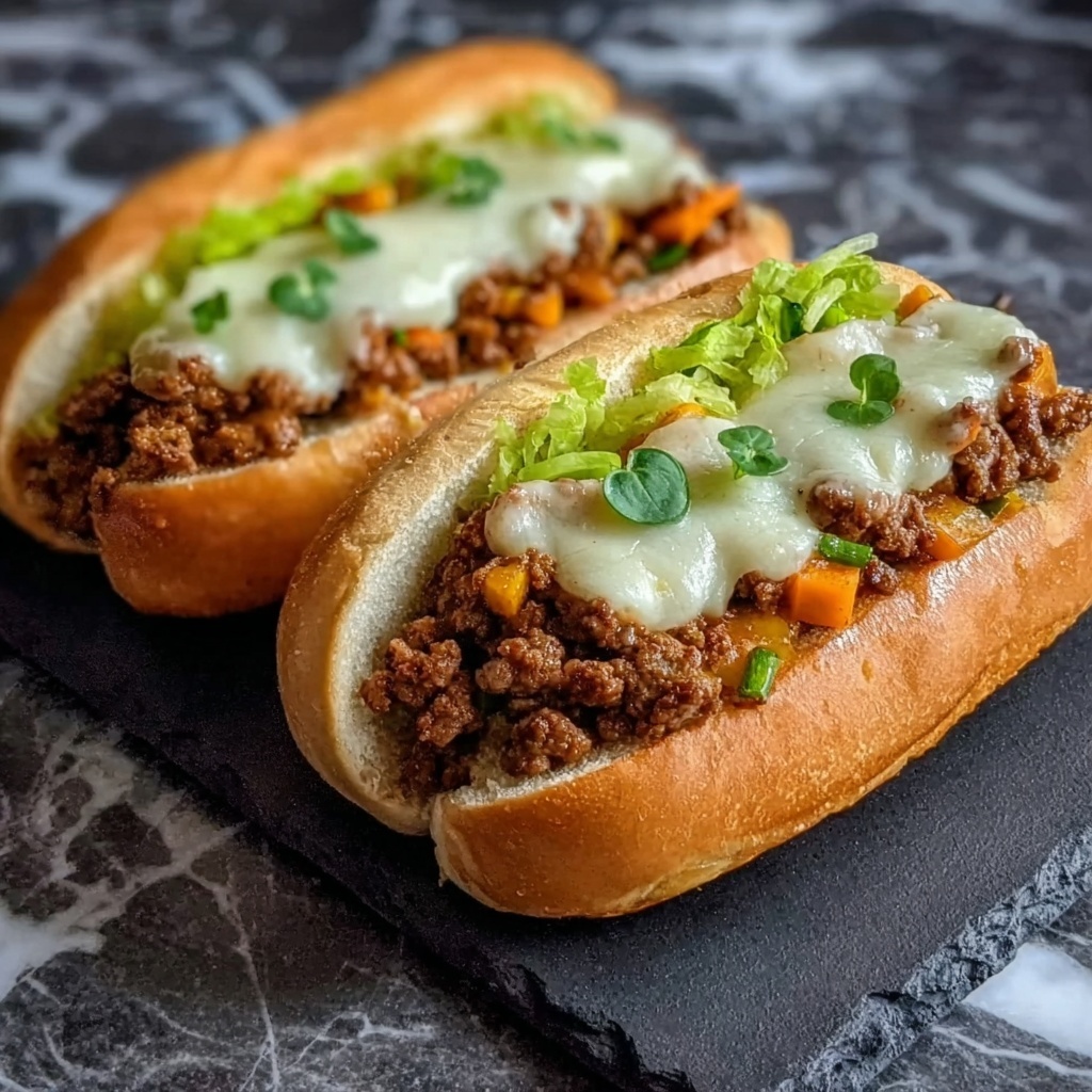 Ground Beef Philly Cheesesteak Recipe - Recipe Image