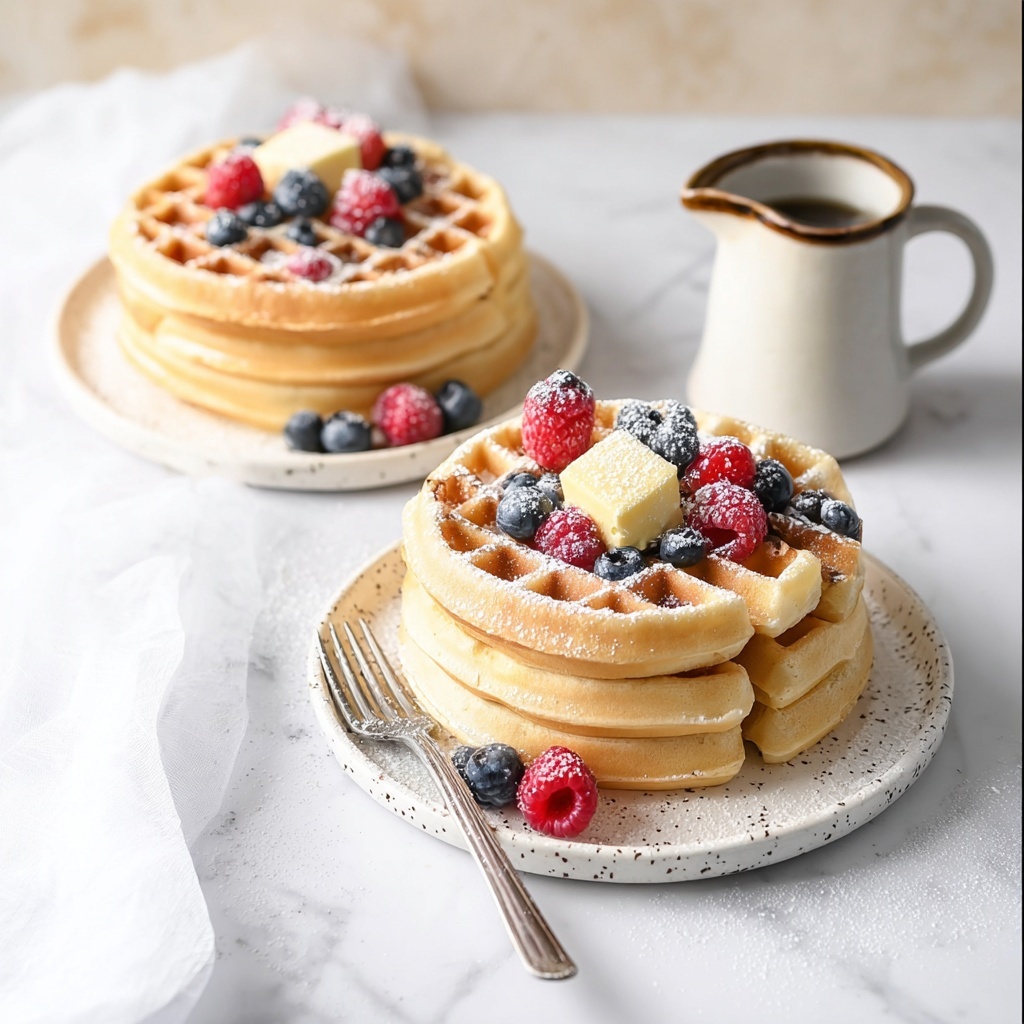 Sourdough Waffles Recipe - Recipe Image