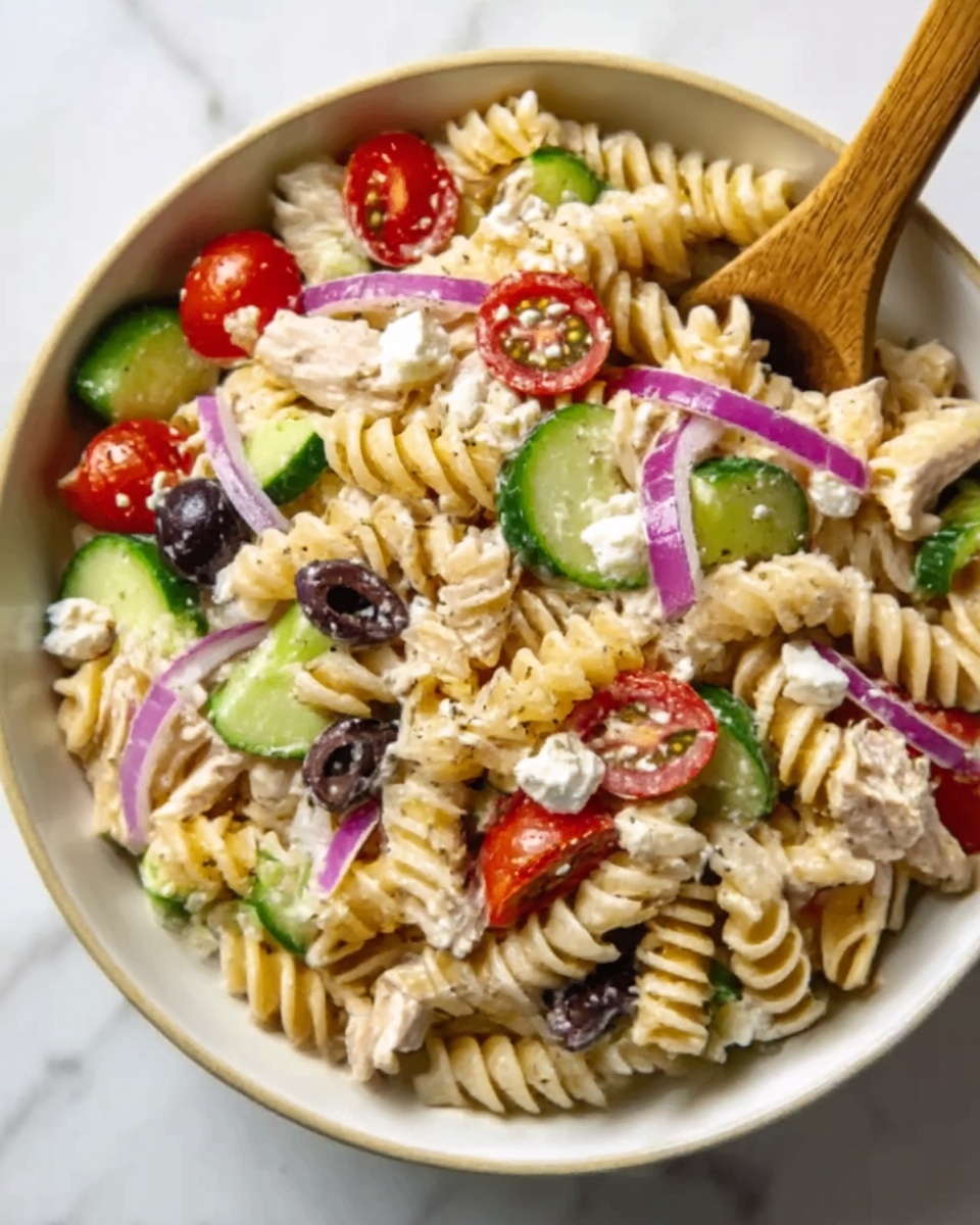 Easy High-Protein Pasta Salad Recipe - Recipe Image