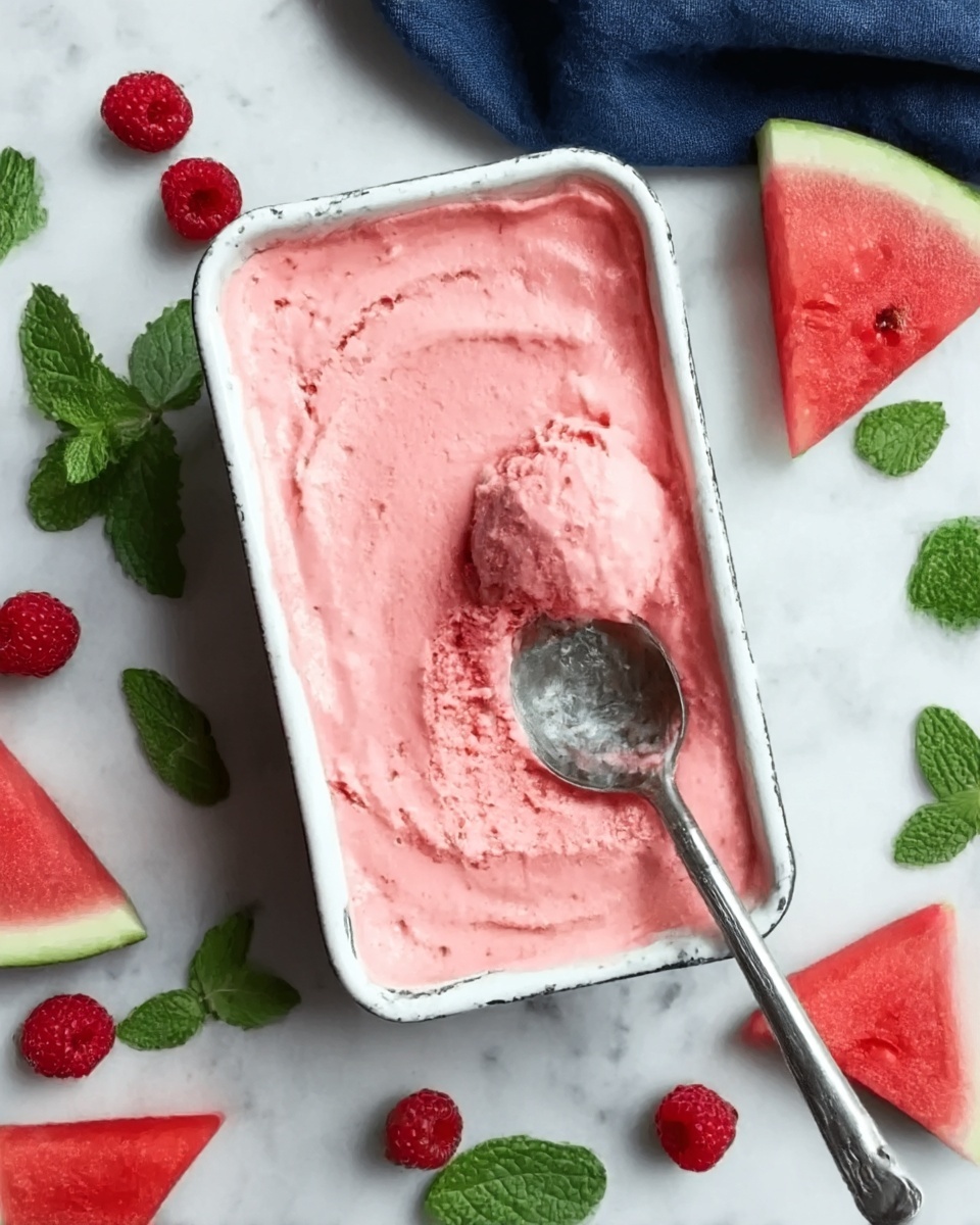 Watermelon Mint Sorbet Recipe - Recipe Image