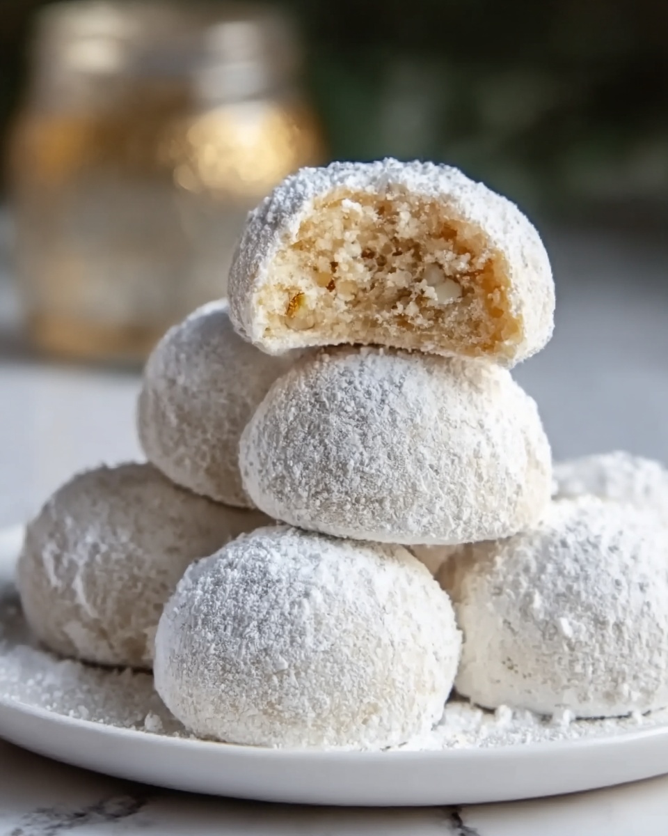Sweetened Condensed Milk Snowball Cookies Recipe - Recipe Image