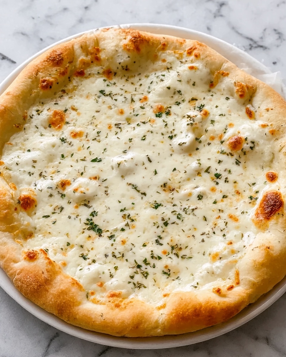 Creamy Garlic White Pizza Sauce Recipe - Recipe Image