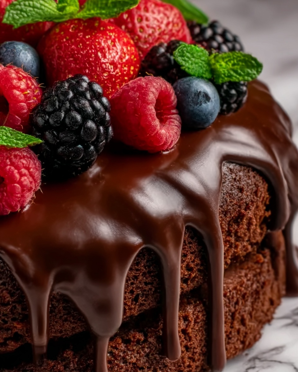 Easy Chocolate Fudge Cake Recipe - Recipe Image